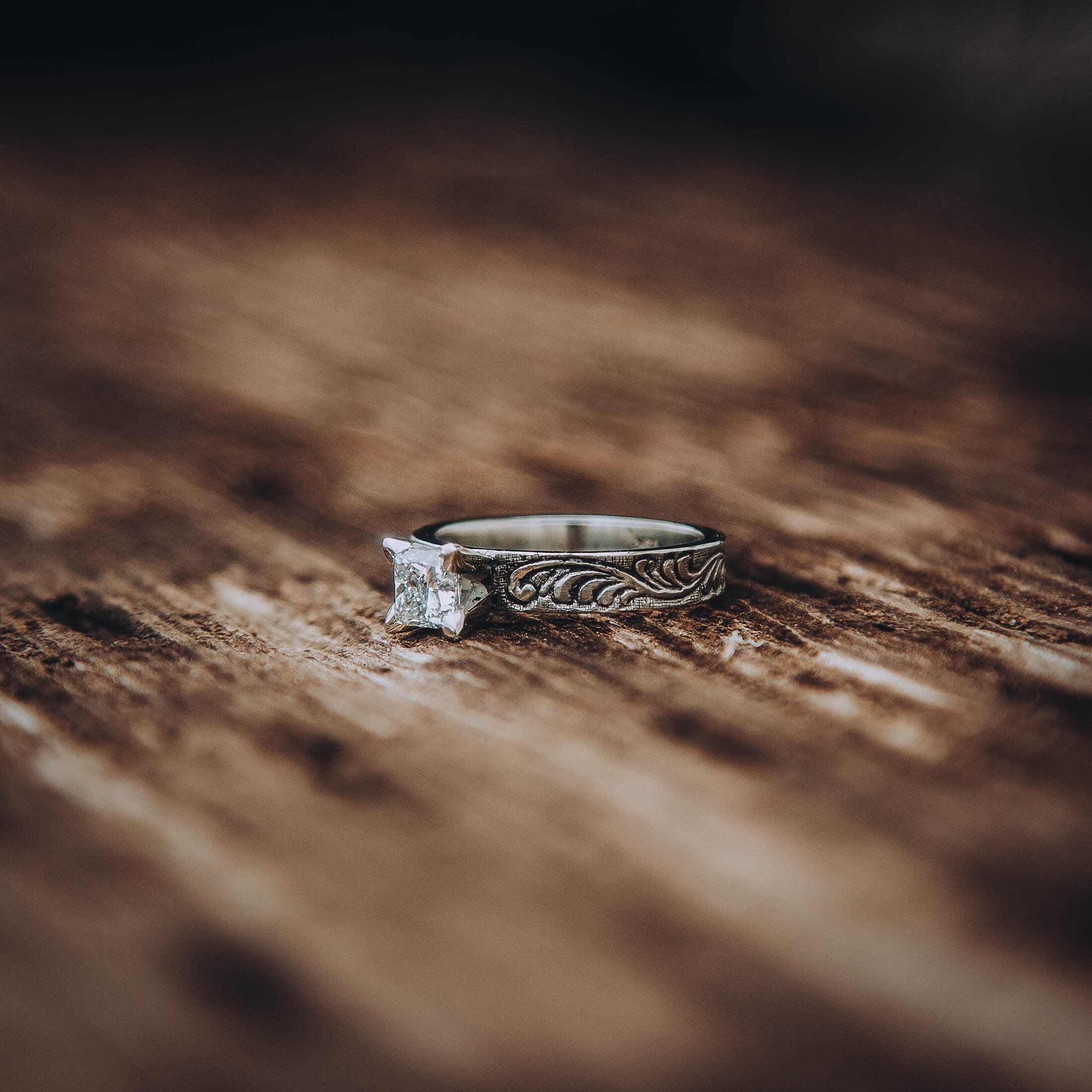 Wedding rings for women princess cut 2025